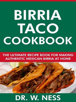cover image of Birria Taco Cookbook